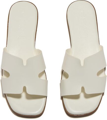 Women's Flat Sandals Square Open Toe Slide Sandal Slip on Comfortable Summer Shoes in Saudi Arabia