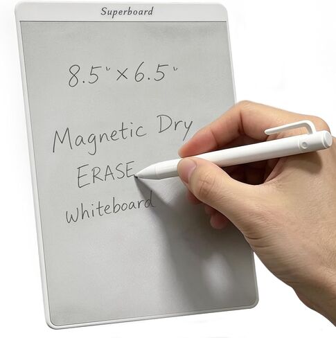 Uncle Board 8.5 Inch x6.5 Inch – Magnetic Small White Board,Dry Erase Board with Magnetic Pen, Smudge-Free Writing, Refrigerator Magnet for Office, Home, and Kitchen. in Saudi Arabia