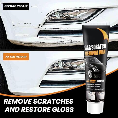 Car Scratch Removal Wax, 2026 New Upgraded scratch remover for vehicles Deep Scratches, Universal Car Paint Polishing Wax Scratch Remover with Wipe and Sponge (2Sets) in Saudi Arabia