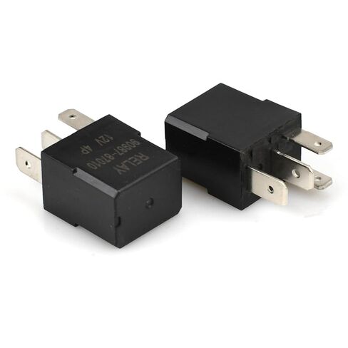 2PK 90987-02022 4 PIN AC Relay,30A 12VDC Automotive Relay 90080-87026 90987-02027 90987-02028 156700-2870 156700-2840 Compatible with 1997-2014 Toyota Lexus and Scion Vehicles in Kuwait