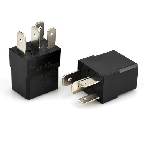 2PK 90987-02022 4 PIN AC Relay,30A 12VDC Automotive Relay 90080-87026 90987-02027 90987-02028 156700-2870 156700-2840 Compatible with 1997-2014 Toyota Lexus and Scion Vehicles in Kuwait