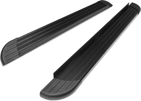 TAC Running Boards Fit 2011-2019 Ford Explorer Value Aluminum SUV Black Side Steps Nerf Bars Step Rails Running Boards Off Road Automotive Exterior Accessories (2 Pieces Running Boards) in Kuwait
