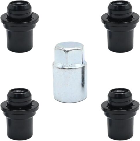 M12 X 1.5 Wheel Lock Lug Nut Set 1.34" Replacement for Toyota Avalon RAV4 Camry Tacoma Corolla Matrix CHR Mirai Venza Celica Prius Highlander Sienna Replacement for Lexus (1.34inch) in Kuwait