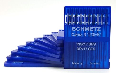 100 إبر ماكينة الخياطة الصناعية Schmetz 135X17 DPX17 SY3355 (الحجم 18 (متري 110)) in Kuwait