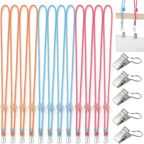 24Pcs Cross Stitch Side Tension Clips, Elastic Cross Stitch Frame Slips, Adjustable Fabric Fastening Clip for Embroidery Fabric in Kuwait