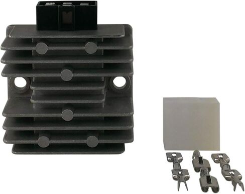 RMSTATOR Replacement for Voltage Regulator Rectifier Yamaha Zuma 50 Vino Classic XF 50 C3 Riva 125 1985-2019 | OEM Repl.# 3B3-H1960-00-00 36F-81960-A0-00 36F-81960-A1-00 36F-81960-A2-00 in Kuwait