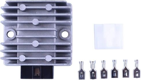 RMSTATOR Replacement for Voltage Regulator Rectifier Yamaha Zuma 50 Vino Classic XF 50 C3 Riva 125 1985-2019 | OEM Repl.# 3B3-H1960-00-00 36F-81960-A0-00 36F-81960-A1-00 36F-81960-A2-00 in Kuwait