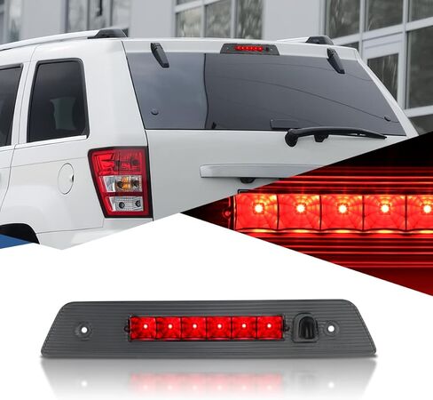 Auto Dynasty LED 3rd Third Brake Light Compatible with 2005-2010 Jeep Grand Cherokee, Rear Center Cab Cargo Lamp High Mount Stop light in Kuwait