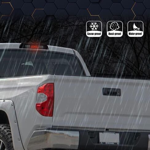 PIT66 LED ضوء الفرامل الثالث، متوافق مع Toyota Tundra 2007 2018 ارتفاع جبل Thrid الذيل ضوء الفرامل البضائع الدخان عدسة سوداء الإسكان in Kuwait