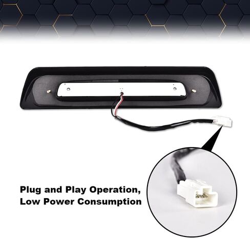 PIT66 LED ضوء الفرامل الثالث، متوافق مع Toyota Tundra 2007 2018 ارتفاع جبل Thrid الذيل ضوء الفرامل البضائع الدخان عدسة سوداء الإسكان in Kuwait