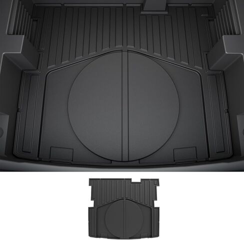 حصيرة Rongtaod السفلية للشحن متوافقة مع 2025 2026 شيفروليه إكوينوكس NO EV GMC Terrain Cargo Liner Sub Trunk Liner Rear Storage Trunk TPE جميع ملحقات Chevy Equinox (حصيرة صندوق السيارة السفلية) in Kuwait