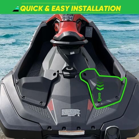 Step Wedges Foot Rest Kit With 45 Degree Slope Compatible with Sea-Doo Spark 2014-2023 Accessories Replace #295100705 (2PCS) in Kuwait