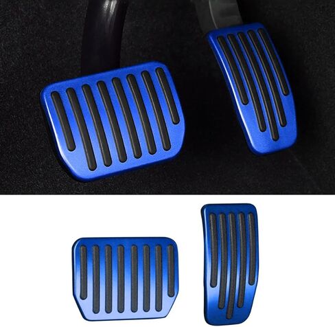 Auto Aluminum Pedal Covers Foot Pedal Pads Non-Slip Brake Foot Pedals,for Tesla Model Y Juniper Model 3 Highland 2016 2017 2018 2019 2020 2021 2022 2023 2024 2025 2026~Black in Saudi Arabia