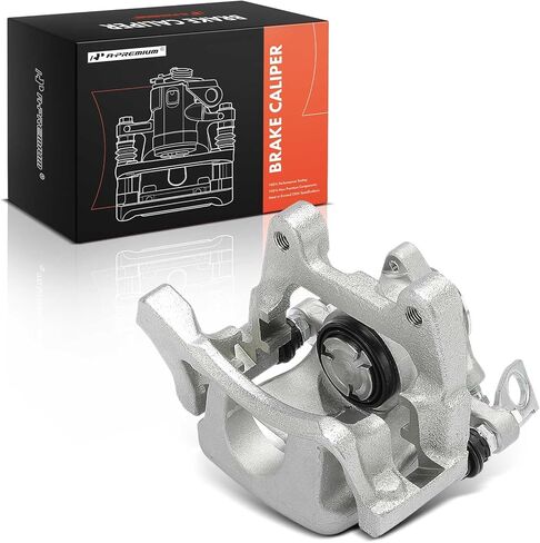 A-Premium Disc Brake Caliper Assembly with Bracket Compatible with Volkswagen Passat 2008-2009, Passat CC 2009, CC 2009/2012, Rear Right Passenger Side in Kuwait