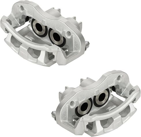 Rear Left Right Disc Brake Caliper Assembly Calipers Set Compatible with Ford Excursion 2000-2005, for F-250 Super Duty 2000-2004, F-350 Super Duty 2000-2004, Replace 18-B4752 18-B4753 in Kuwait