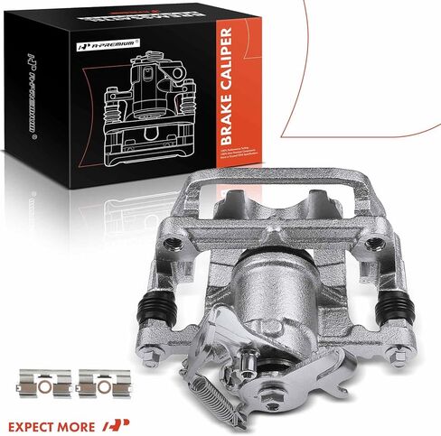 A-Premium Disc Brake Caliper Assembly with Bracket Compatible with Select Chevy and Cadillac Models - Volt 2011-2015, Cruze 2014-2015 2.0L, ELR 2014-2016 - Rear Left Driver Side in Kuwait