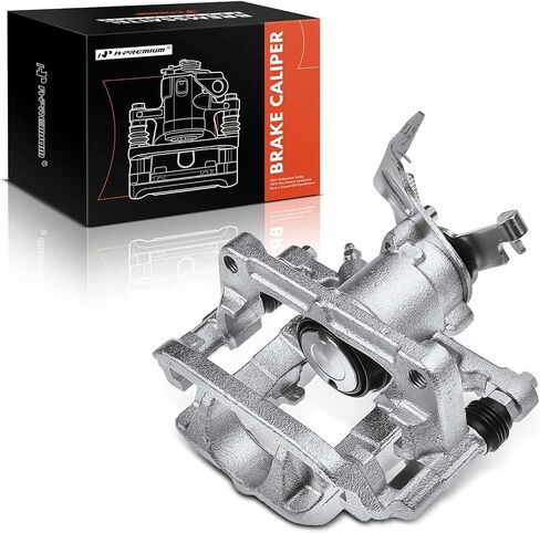 A-Premium Disc Brake Caliper Assembly with Bracket Compatible with Select Chevy and Cadillac Models - Volt 2011-2015, Cruze 2014-2015 2.0L, ELR 2014-2016 - Rear Left Driver Side in Kuwait