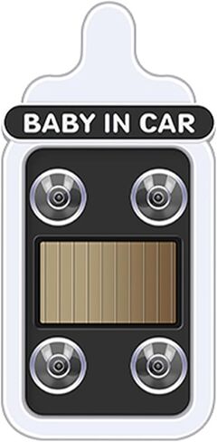 Car LED Bottle Ambient Light -No Wiring Required, Suitable for indicating There is a Baby in the car, Baby on Board,Night Lighting, switchable Modes, Suitable for car Interior Ambient Lighting (Pink) in Saudi Arabia