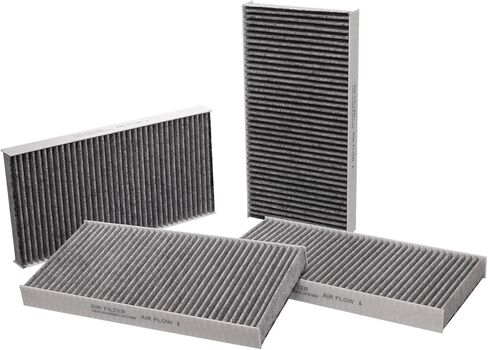 AF27958 Panel Activated Carbon Panel Cabin Air Filter Compatible with International Navistar 4000/7000/DuraStar/ProStar/LoneStar Trucks 2008-2026 Models Replaces 3839141C1 5008066 PA5679 (4 Pack) in Kuwait
