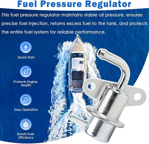 68V-13906-00-00 Fuel Pressure Regulator for Yamaha F115 LF115 Marine Outboard 115HP 200HP 225HP 250HP 2000-2006 Replaces 68V-13906-01-00 in Saudi Arabia