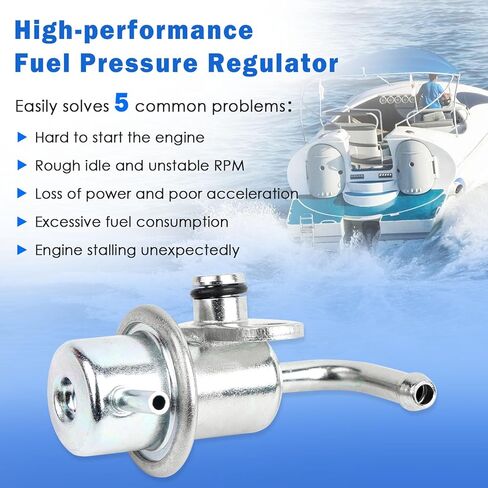 68V-13906-00-00 Fuel Pressure Regulator for Yamaha F115 LF115 Marine Outboard 115HP 200HP 225HP 250HP 2000-2006 Replaces 68V-13906-01-00 in Saudi Arabia