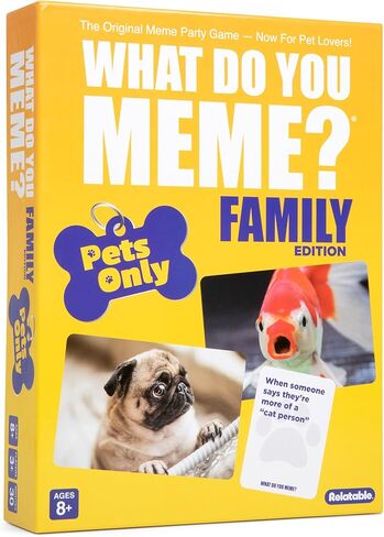 ماذا تفعل ميمي؟ إصدار Family Pets Only، ألعاب أطفال مذهلة وألعاب مضحكة لجميع أفراد العائلة، تتضمن 300 بطاقة توضيحية، و65 بطاقة صور، وحامل واحد، وتعليمات in Kuwait
