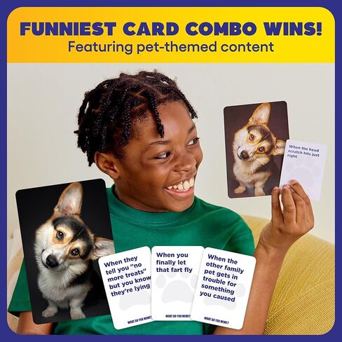 ماذا تفعل ميمي؟ إصدار Family Pets Only، ألعاب أطفال مذهلة وألعاب مضحكة لجميع أفراد العائلة، تتضمن 300 بطاقة توضيحية، و65 بطاقة صور، وحامل واحد، وتعليمات in Kuwait