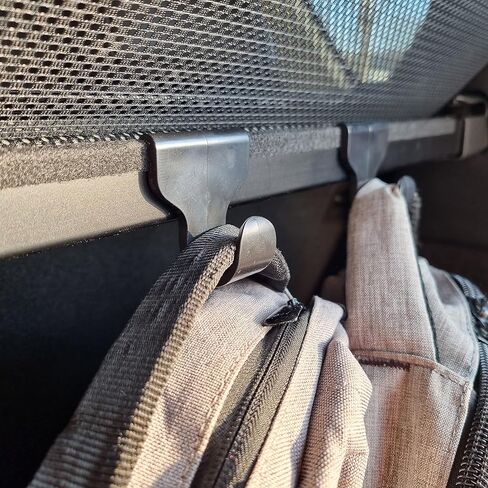 Car Trunk Hooks for Purses and Bags with Innovative Mount to Cargo Cover — The Best Way to Organize Storage in Your SUV — Alternative to Headrest Hooks, 2 Pack in Saudi Arabia