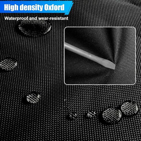 ZIMISI Car Trunk Organizer, Waterproof 600D Oxford Cloth Backseat Car Organizer, Large-capacity Collapsible Multi Compartment Automotive Consoles & Organizers, Travel Accessories for Most Cars (Black) in Kuwait