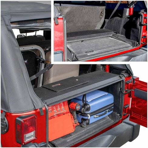 EZTrunk Folding Security Trunk/Storage Box for JK 2011—2018 by EZ4X4 Patented & Patent Pending in Saudi Arabia