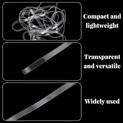 50Pcs Large Clear Rubber Bands, 200x5mm/7.87x0.2in (Folded Perimeter x Width) Big Rubber Bands, Heavy Duty TPU Elastic Band for Garbage Can, Office Supplies, Crafts, Balloon Arch, File Folders in Kuwait