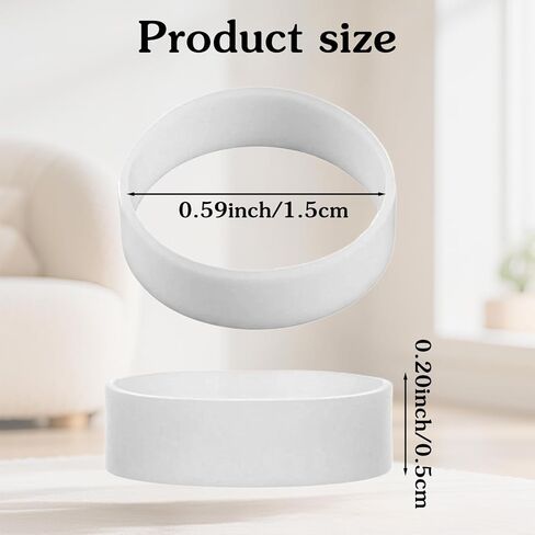 200 Pcs Small Elastic Silicone Rubber Bands 0.6 Inch Mini Silicone Cable Ties For Crafts Strong Rubberbands Heavy Duty Non-Slip Elasticity Coil Ring For Wire Cord Cable School Home Office Organization in Kuwait