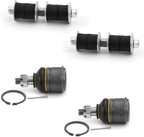 طقم تعليق OKJHFD قضيب Sway ومفاصل كروية أمامية سفلية 4 قطعة لـ Acura لـ Integra 1.8L 94-01 لهوندا لـ Civic لـ Del Sol 1.6L 95-97 فولاذ in Kuwait