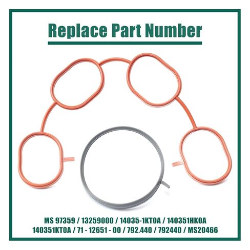 YUXIVCNE MS 97359 مجموعة حشية مشعب سحب المحرك لاستبدال Nissan for Versa for March for Note for Micra for Tiida for Kicks for V-Drive 2009-2020 استبدال MS97359 792440 13259000 14035-1KT0A in Kuwait