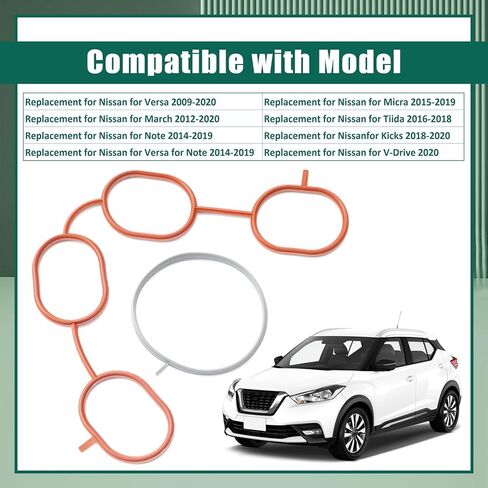 YUXIVCNE MS 97359 مجموعة حشية مشعب سحب المحرك لاستبدال Nissan for Versa for March for Note for Micra for Tiida for Kicks for V-Drive 2009-2020 استبدال MS97359 792440 13259000 14035-1KT0A in Kuwait