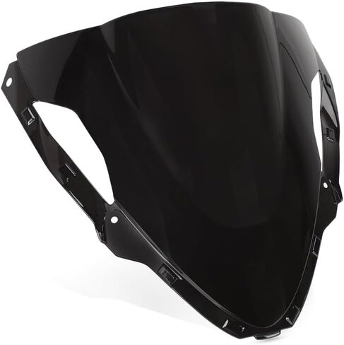 ZX6R Motorcycle Windshield Windscreen Wind Deflector Windshield Touring Screen Compatible with Ninja ZX-6R ZX636 2024 2025 2026(Black) in Kuwait