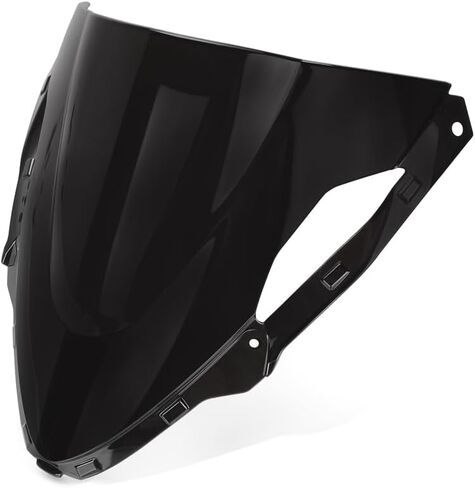 ZX6R Motorcycle Windshield Windscreen Wind Deflector Windshield Touring Screen Compatible with Ninja ZX-6R ZX636 2024 2025 2026(Black) in Kuwait