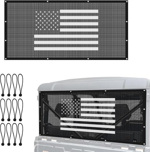 UFORCE 1000 Rear Windshield - UFORCE 1000 Windshield Compatible with CFMOTO UFORCE 1000 2019-2025/UForce 1000 XL 2022-2025 Thicken Poly UFORCE Back Window Accessories Parts in Saudi Arabia