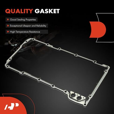 A-Premium Engine Oil Pan Kit with Drain Plug & Gasket, Compatible with Chevrolet Camaro 2010-2015, Caprice 2011-2017, SS 2014-2017 & Pontiac G8 2008-2009, 6.0L 6.2L, Replaces 12622559, 12624619 in Kuwait