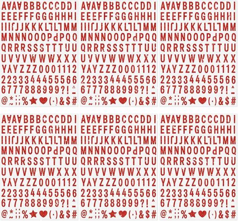 6 Sheets Gold Letter Stickers Glitter Alphabet Stickers 0.5 Inch Small Self-Adhesive ABC Number Stick on Letters for Graduation Cap Scrapbooking Notebook DIY Crafts Art Making Label Sign Decor (Gold) in Kuwait