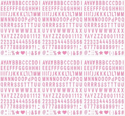 6 Sheets Gold Letter Stickers Glitter Alphabet Stickers 0.5 Inch Small Self-Adhesive ABC Number Stick on Letters for Graduation Cap Scrapbooking Notebook DIY Crafts Art Making Label Sign Decor (Gold) in Kuwait