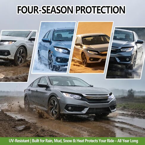 1 Set Fit for Honda Civic 2016-2021 Front Headlight Eyelid Molding Trim Eyebrow Strip, Driver and Passenger Side Head Light Bumper Molding Trim Cover Eyebrow Decoration Bezel for HO1212117 HO1213117 in Saudi Arabia