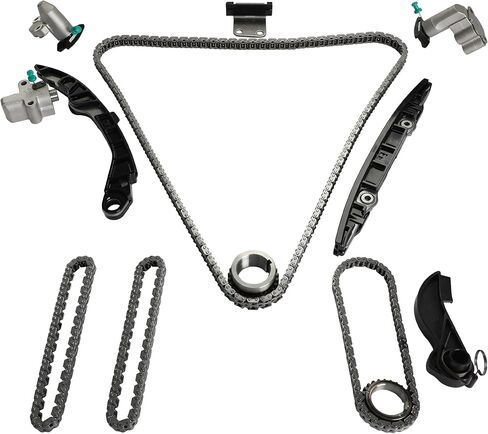 VQ35DD 3.5L Timing Chain Kit Fit for Nissan Pathfinder for Infiniti QX60 3.5L V6 2017-2020. Replace#130706KA0A 130706KA1B 130706KA1C 130216KA0A in Saudi Arabia