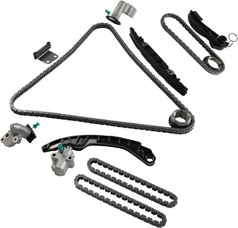 VQ35DD 3.5L Timing Chain Kit Fit for Nissan Pathfinder for Infiniti QX60 3.5L V6 2017-2020. Replace#130706KA0A 130706KA1B 130706KA1C 130216KA0A in Saudi Arabia