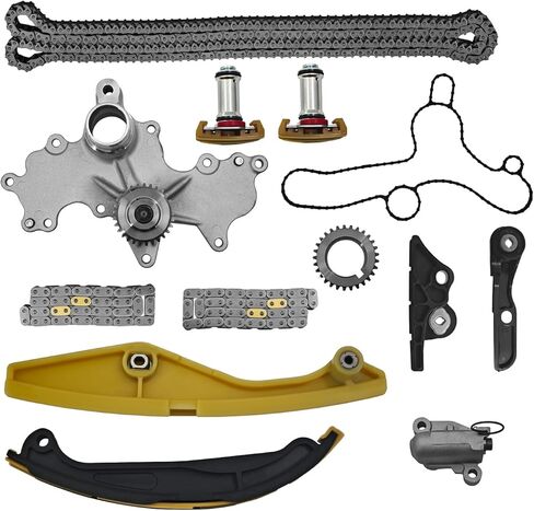 Timing Chain Kit w/Water Pump Compatible with Ford F-150 11-17, Mustang 11-17, Expedition 15-17, Transit 150/250/350/350HD 15-19, Fits Lincoln Navigator 15-17 3.5L/3.7L Turbo Engines in Kuwait