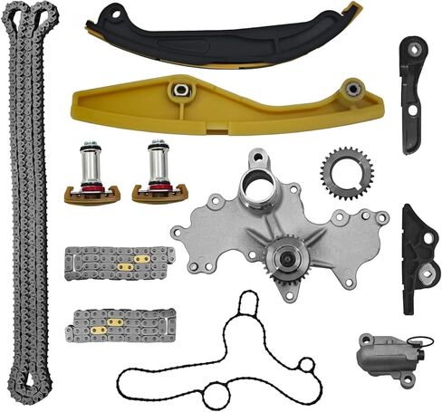 Timing Chain Kit w/Water Pump Compatible with Ford F-150 11-17, Mustang 11-17, Expedition 15-17, Transit 150/250/350/350HD 15-19, Fits Lincoln Navigator 15-17 3.5L/3.7L Turbo Engines in Kuwait