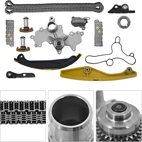 Timing Chain Kit w/Water Pump Compatible with Ford F-150 11-17, Mustang 11-17, Expedition 15-17, Transit 150/250/350/350HD 15-19, Fits Lincoln Navigator 15-17 3.5L/3.7L Turbo Engines in Kuwait