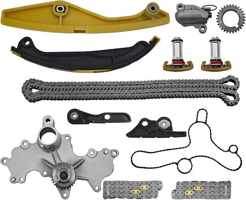 Timing Chain Kit w/Water Pump Compatible with Ford F-150 11-17, Mustang 11-17, Expedition 15-17, Transit 150/250/350/350HD 15-19, Fits Lincoln Navigator 15-17 3.5L/3.7L Turbo Engines in Kuwait