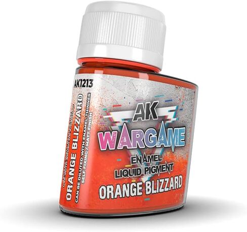 AK WARGAME Liquid PIGMENTS AK1213 Orange Blizzard (35ml) in Kuwait