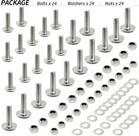 304 Stainless Steel Body Bolts Screws Nuts Washers Kit For Blaster 200 YFS200 1988-2005 Blaster 200 YFS200SE 2006 in Kuwait